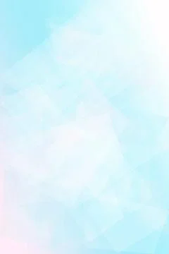 Soft blue geometric gradient background with translucent polygon facets, cr.. 스톡 일러스트