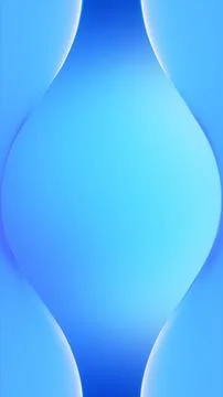 Soft blue glassmorphism gradient shapes create a clean vertical background .. Stock Illustration