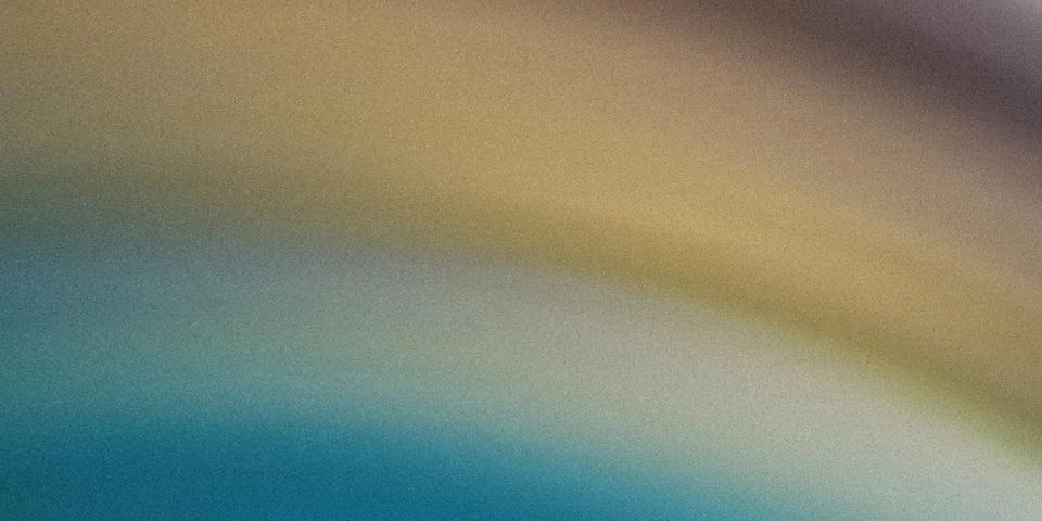 Soft blue gold gradient background with smooth texture and copy space Stock Illustration