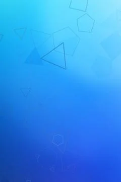 Soft blue gradient abstract background with subtle geometric polygon outlin.. Illustrazione stock