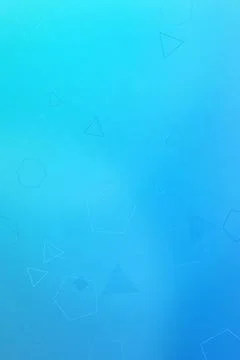 Soft blue gradient backdrop with subtle transparent geometric outlines crea.. Stockillustratie
