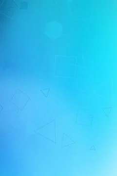 Soft blue gradient backdrop with subtle outlined geometric shapes creates a.. 스톡 일러스트