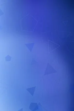 Soft blue gradient backdrop with subtle polygon and triangle outlines creat.. Stock Illustration