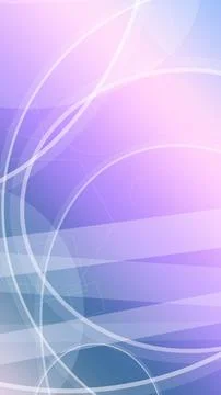 Soft blue gradient background filled with luminous ring lines and motion-li.. 스톡 일러스트