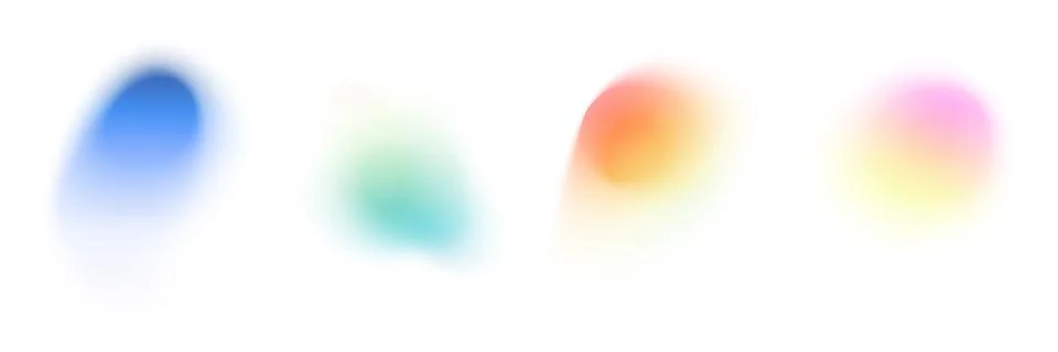 Soft blue gradient background with smooth color transition, pastel mesh elements Stockillustratie