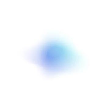 Soft blue gradient background with smooth color transition, blurred circular Ilustração Stock