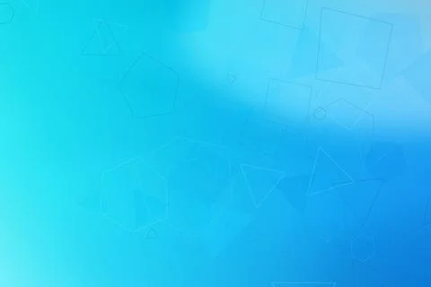 Soft blue gradient background with subtle geometric polygon outlines, creat.. 스톡 일러스트