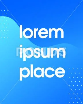 Soft blue gradient banner template Modello PSD