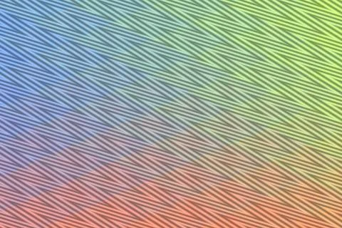 Soft blue green orange and pink gradients blend beneath fine diagonal lines Stock Illustration