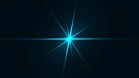 Soft Blue Lens Light Flare or sparkle Overlay Animation in 4K with Gentle B.. Stock Footage 310089982
