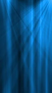 Soft blue light rays streaming through darkness, forming a smooth atmospher.. Ilustração Stock
