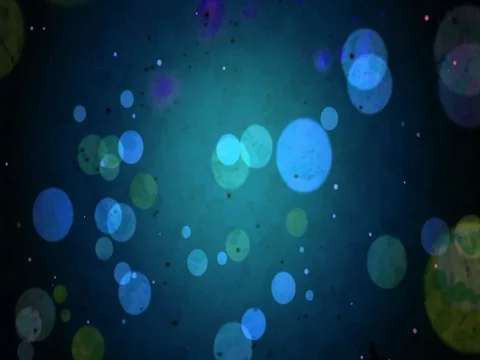 Soft Blue Moving Bokehs Stock Footage 73619463