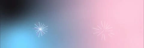 Soft blue pink gradient with glowing abstract firework, Seamless Loop Stock Footage 341857230