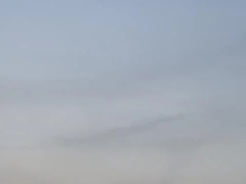 Soft Blue Sky with Thin Cloud Layers in Jakarta Indonesia Stock Photos