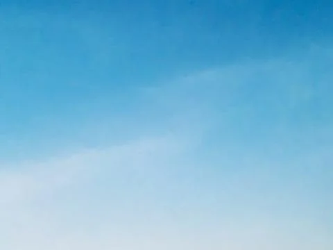 Soft Blue Sky with Thin Cloud Layers Static Background Stock Photos