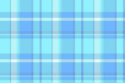 Soft blue tartan pattern. Classic plaid design, seamless repeat. Ideal for ba Stockillustratie