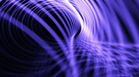 Soft blue tunnel Stock Footage 641268