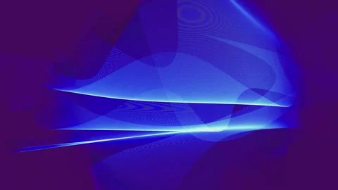 Soft blue waves ripple across deep purple hues Video stock 345449007