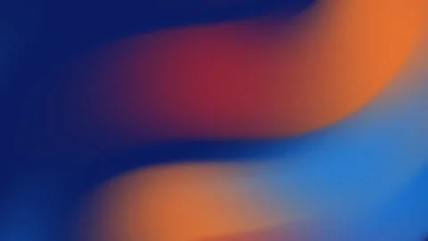 Soft Blurred Gradient Flow — Blue Orange Abstract 4K Motion Graphic Loop Stock Footage 327261427