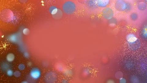 Soft Blurred Lights and Fireworks 動画素材 84746495