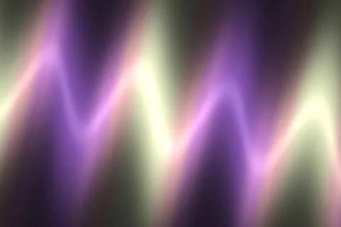 Soft blurred waves and angular peaks glow in purple, cream, pink and muted .. Stock Illustration