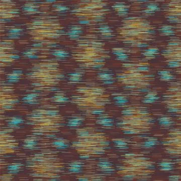 Soft Blurry Ikat Gradient Ombre Texture. Seamless Repeat Pattern. Abstract Space Stock Illustration