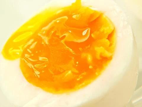Soft boiled egg Stock Photos