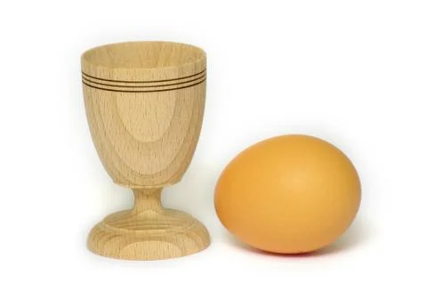 Soft-boiled eggs. Stock Photos