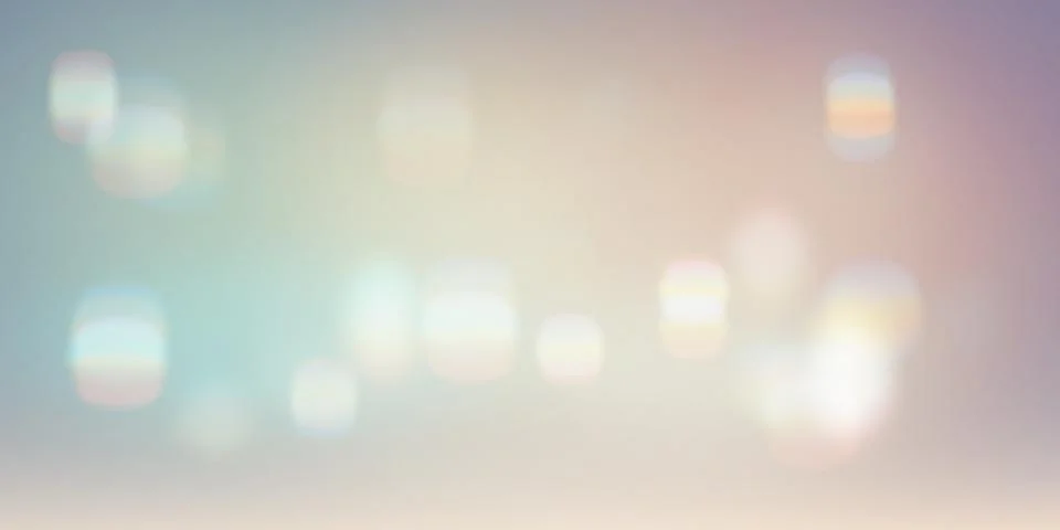 Soft Bokeh Background Featuring Gentle Light Hues and Blurred Elements for Stock Illustration