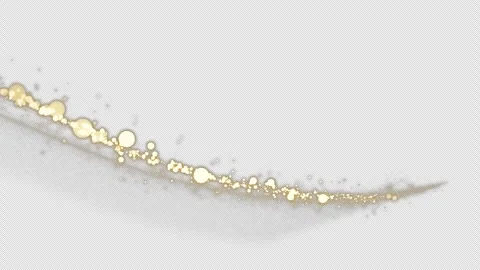 Soft Bokeh Light Trail on Alpha Stock Footage 309648146