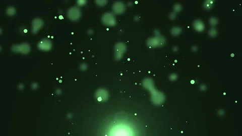 Soft bokeh lights floating over background with a bright glow near the bott.. Stock Footage 337006393