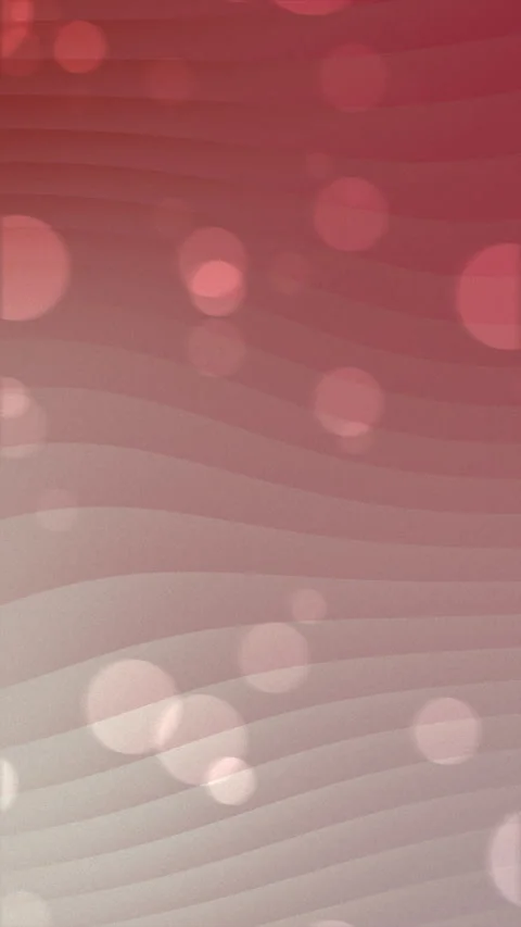 Soft Bokeh Lights Overlay Background with Wavy Lines and Pink Gradient Stock Footage 340647327