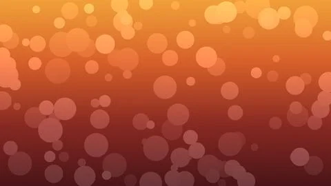 Soft bokeh lights on warm gradient background illustration Stock Illustration