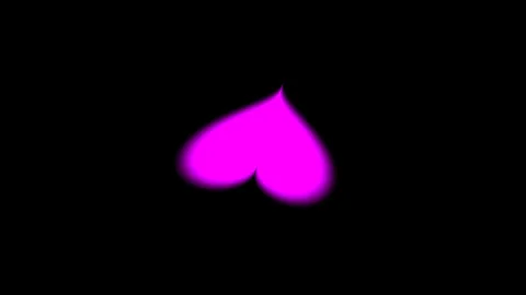 Soft Bouncing Heart with Smooth Color Transition Stock Footage 294145576