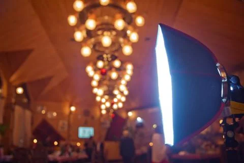 Soft-box Diffuser f S-Light S-Lite Flash . Professional 40cm Rigid Quick Fold Stock Photos