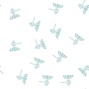 Soft box electronic tool glyph vector seamless pattern Stock Illustration