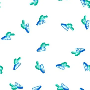 Soft box electronic tool isometric icon seamless pattern Illustrazione stock