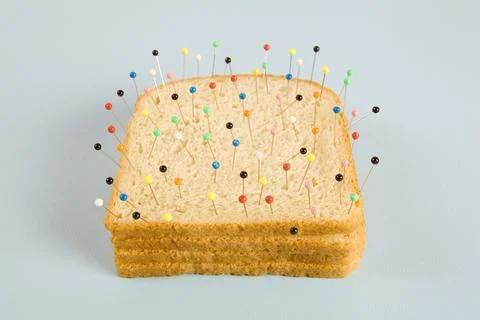 Soft bread voodoo Stock Photos