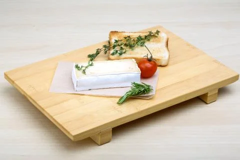 Soft brie cheese Stock Photos
