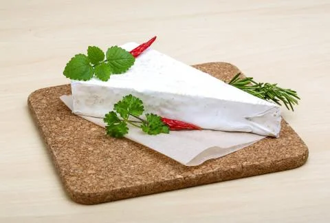 Soft brie cheese Stock Photos