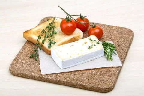 Soft brie cheese Stock Photos