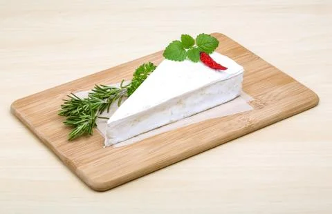 Soft brie cheese Stock Photos