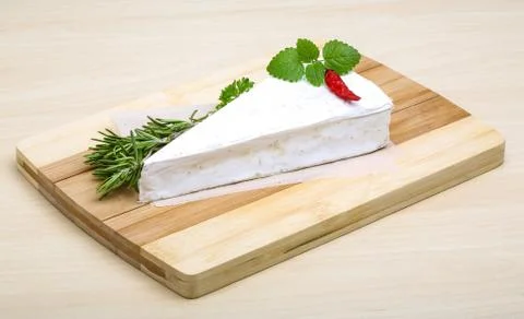 Soft brie cheese Stock Photos