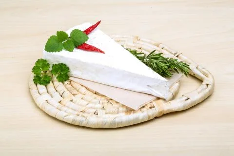 Soft brie cheese Stock Photos