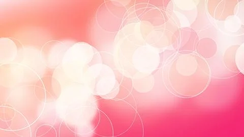 Soft Bright Bokeh Bubbles with Smooth crimson Gradient Flow Backdrop. Ilustração Stock