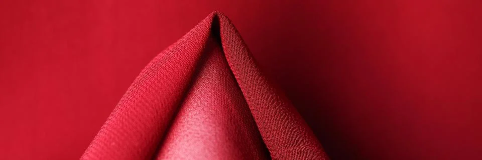 Soft bright ruby textile material textured background Stockfoto's