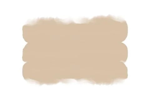 Soft brown digital paint brush stroke in concept hand drawn style water color イラスト素材