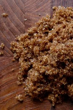 Soft brown sugar Stock Photos
