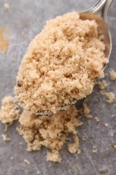 Soft brown sugar Stock Photos