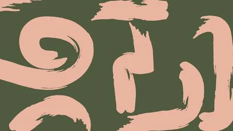 Soft brushstroke green background Stock Illustration